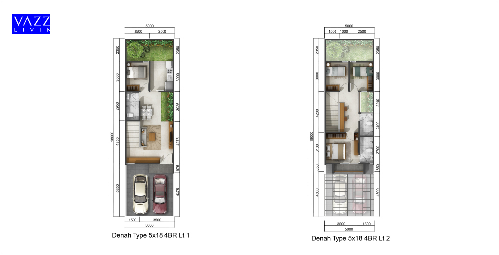 Tipe Saphire @ Cluster Vazza Living